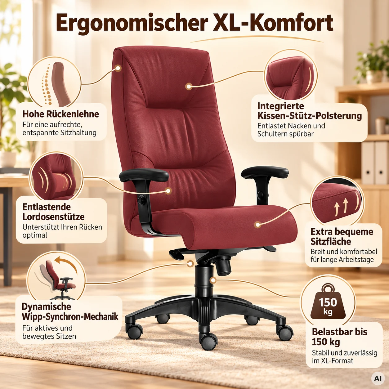 Hochlehner Turbo XL - XL Chefsessel