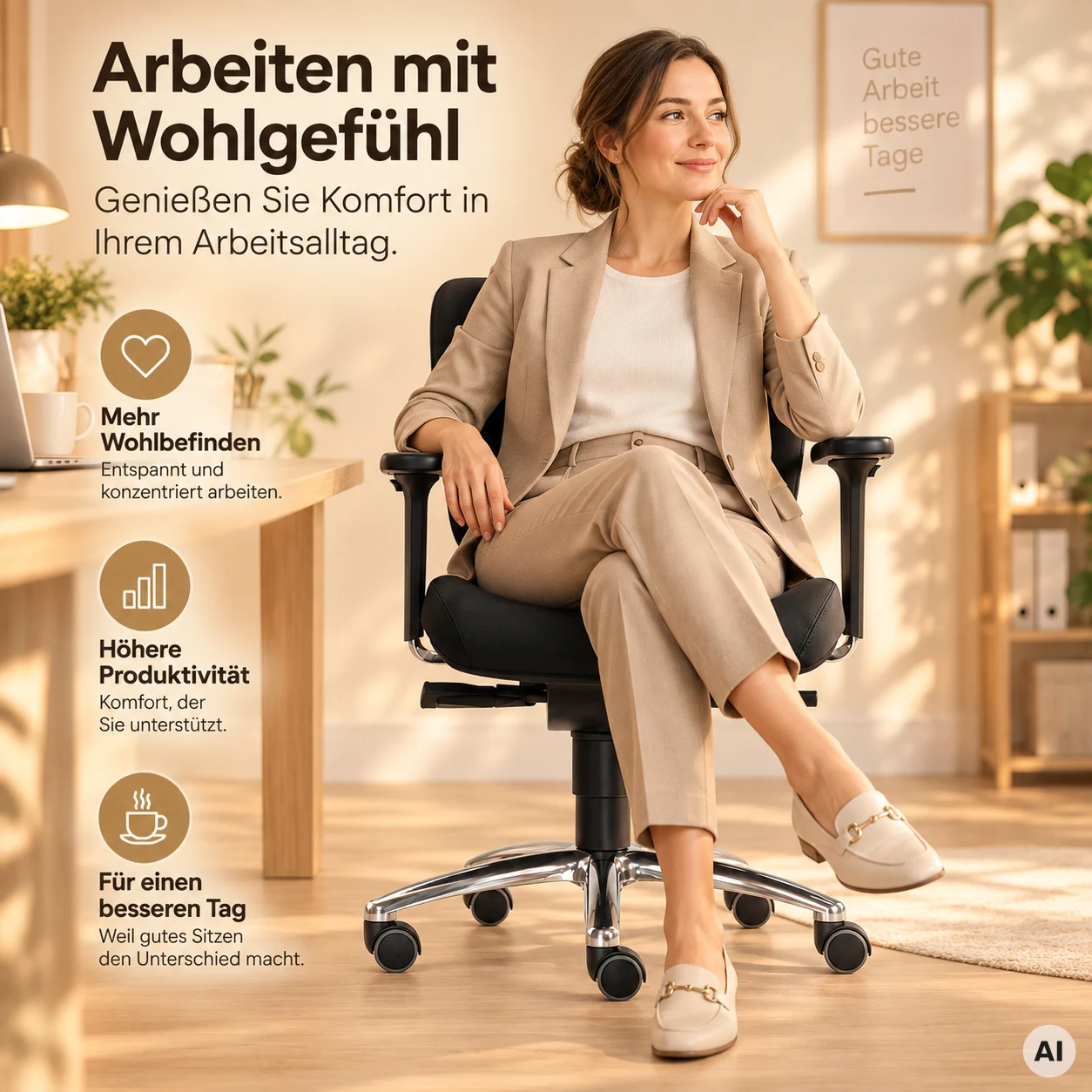 Fire S - Feng Shui Drehstuhl