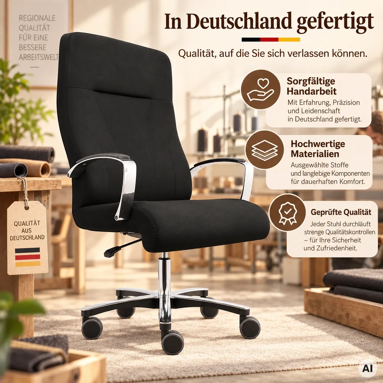 TERA Hochlehner - XXL Schwerlaststuhl