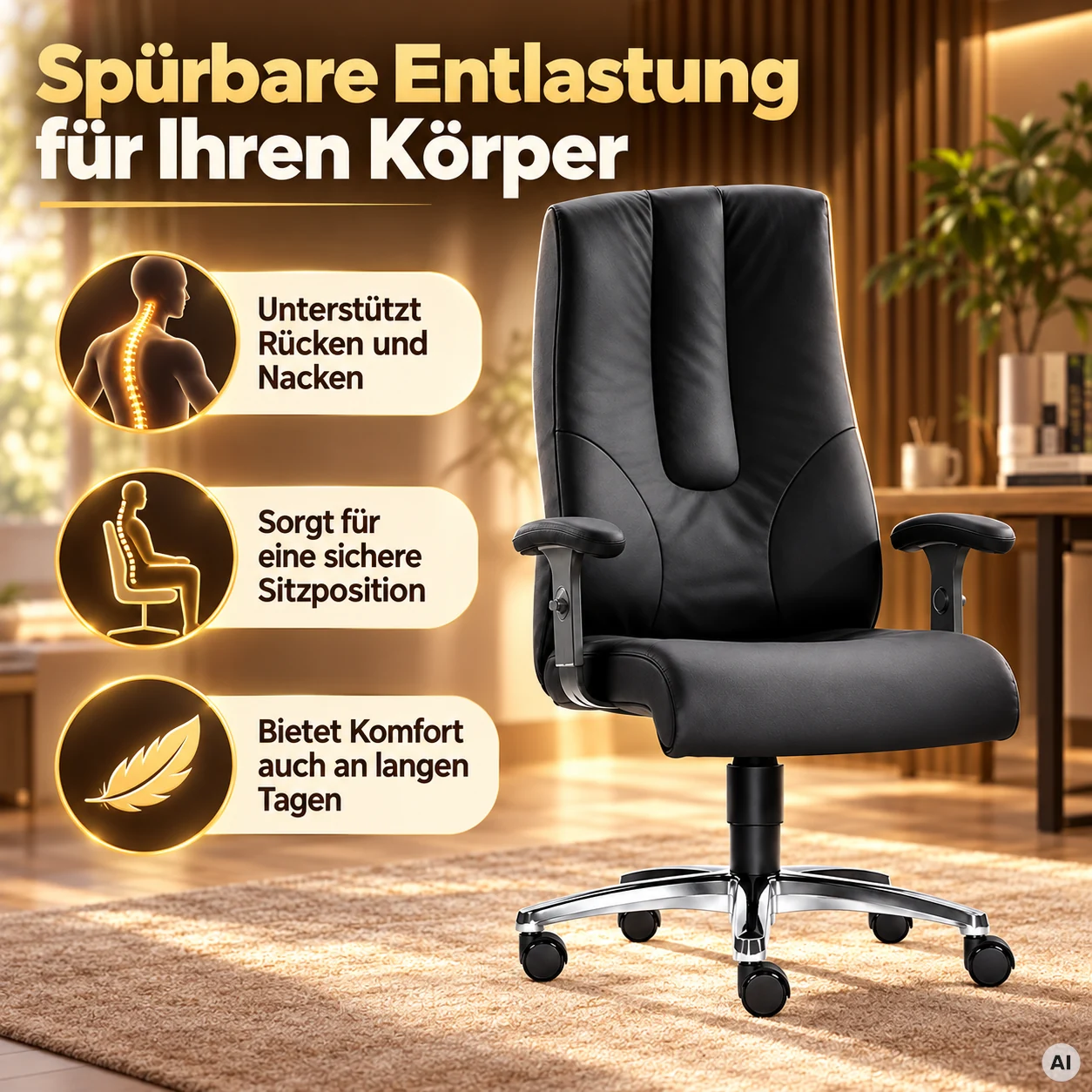 Hochlehner Jumbo XXL - Luxus XXL-Chefsessel