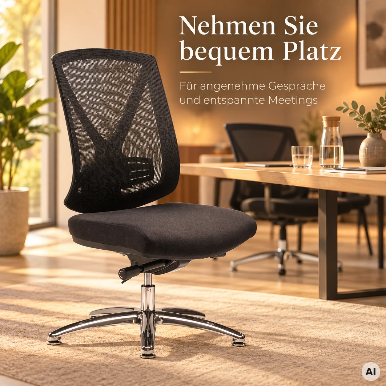 Ergo Studio Meeting 1 - Meetingstuhl mit Netz